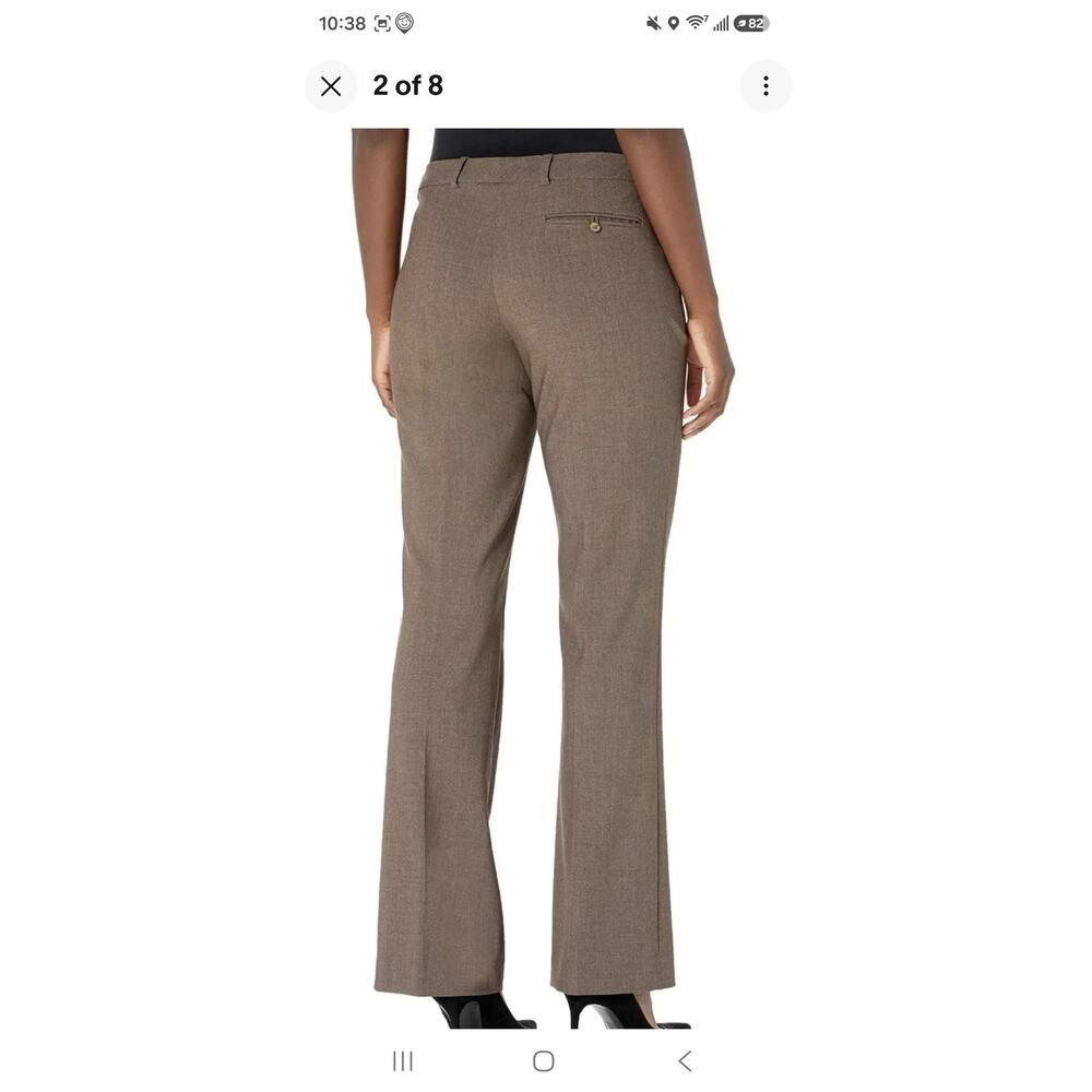Calvin Klein Modern Fit Mid Rise Wide Leg Classic Career Wear Pants Sise 12 - Picture 9 of 15